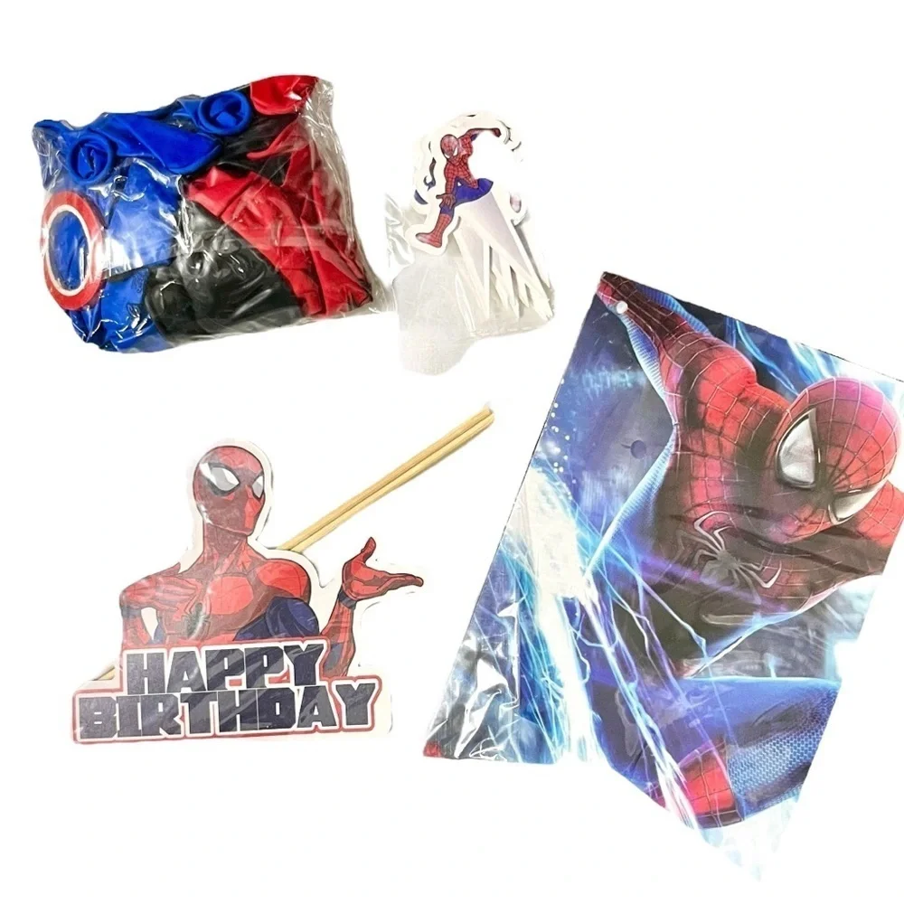 Spider-Man Birthday Party Decorations New